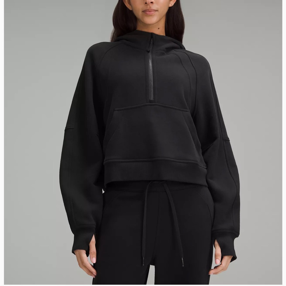 Lululemon Scuba Oversized Half Zip Up Hoodie